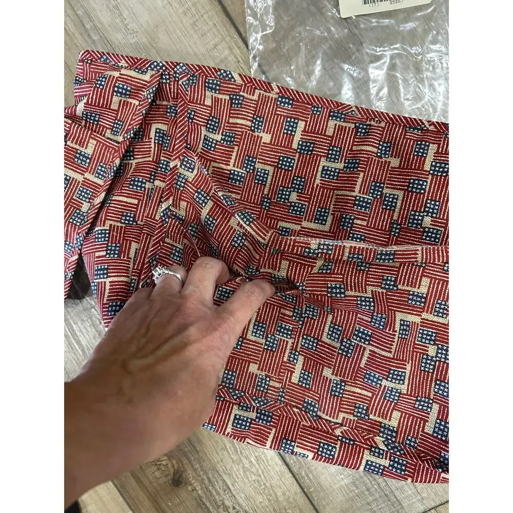 Longaberger MAGAZINE liner Coll Club 25th Anniversary Old Glory Flag Fabric SU